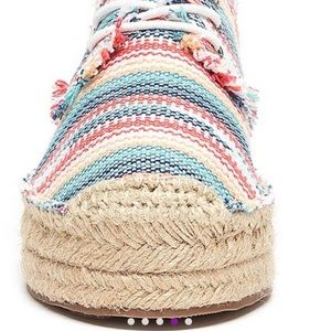 Rocket Dog | Pink & Blue Stripe Etty Espadrille - Women